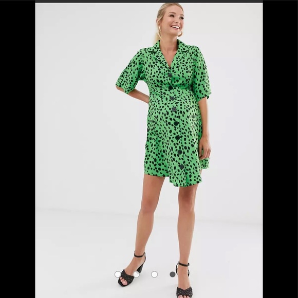 ⚫️ ASOS ⚫️ - influence maternity dress - Picture 1 of 7